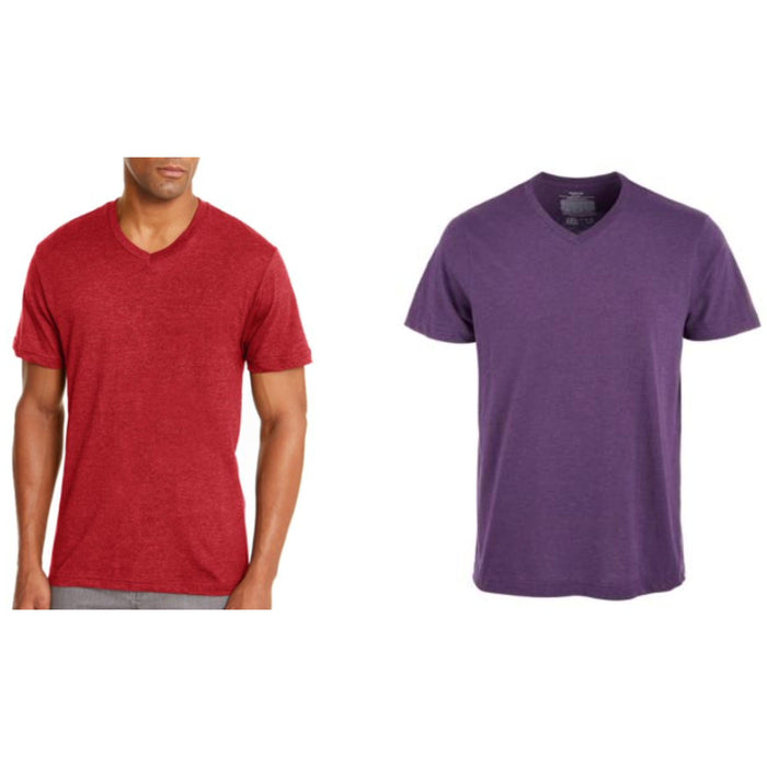 Alfani Mens Cotton V-Neck Heathered Undershirt by Vanessa Jane