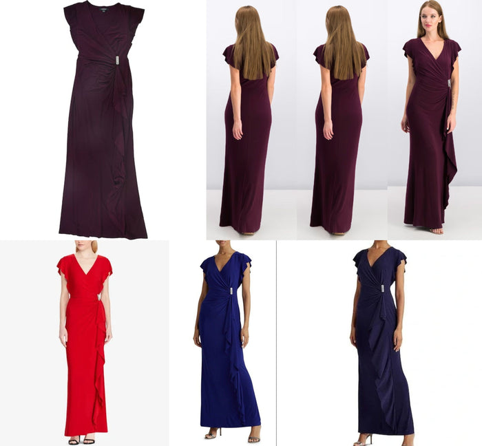 Ralph Lauren Womens Amaria Gown Dress by Vanessa Jane