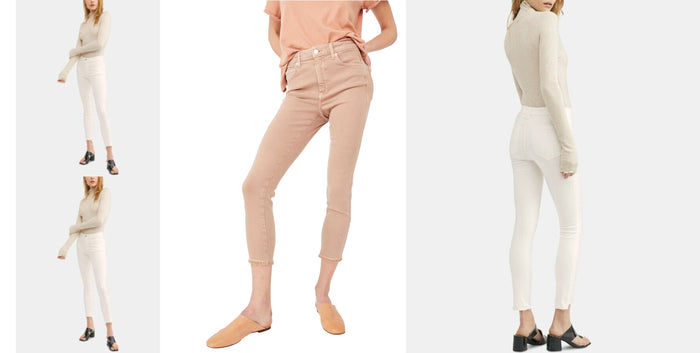 Free People Raw High-Rise Jegging by We the Free by Vanessa Jane