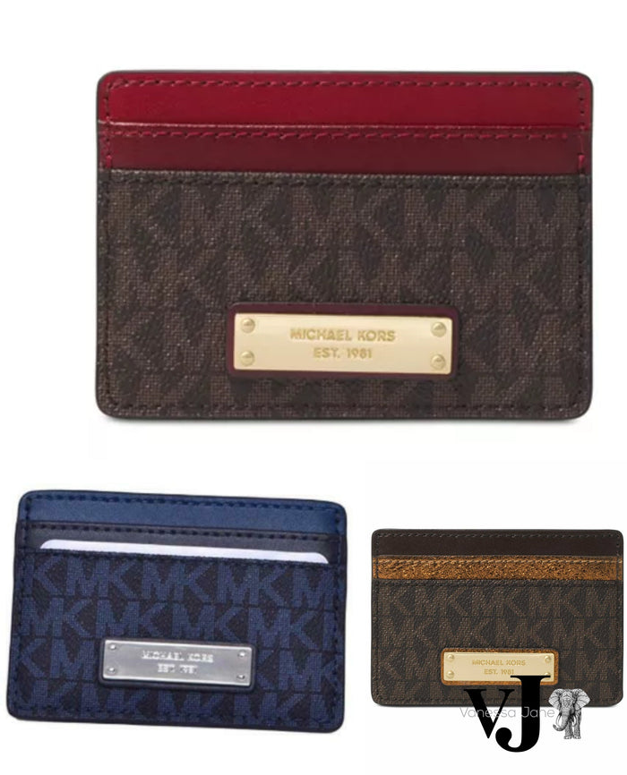 Michael Michael Kors Signature Bicolor Card Case by Vanessa Jane
