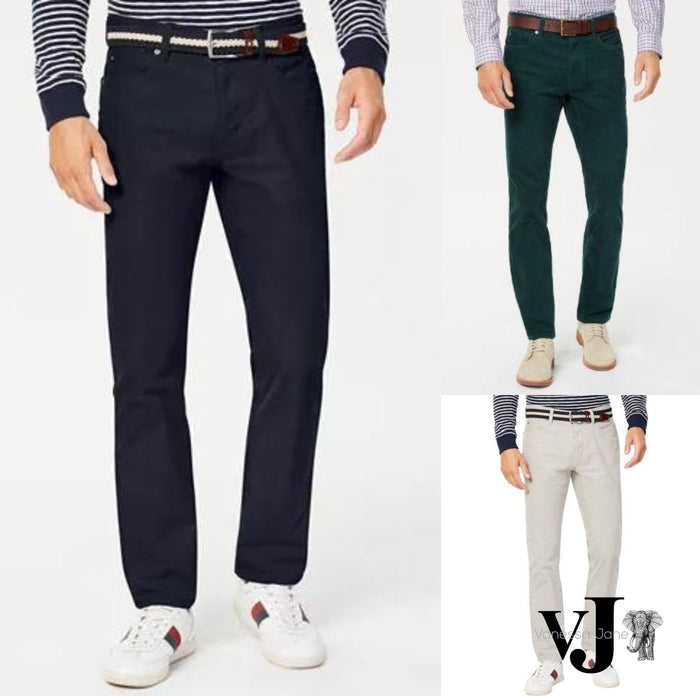 Tommy Hilfiger Mens Custom Fit Casual Corduroy Pants by Vanessa Jane