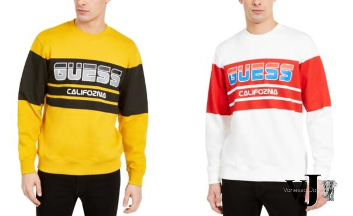 Guess Mens Roy Sport Logo Sweatshirt by Vanessa Jane