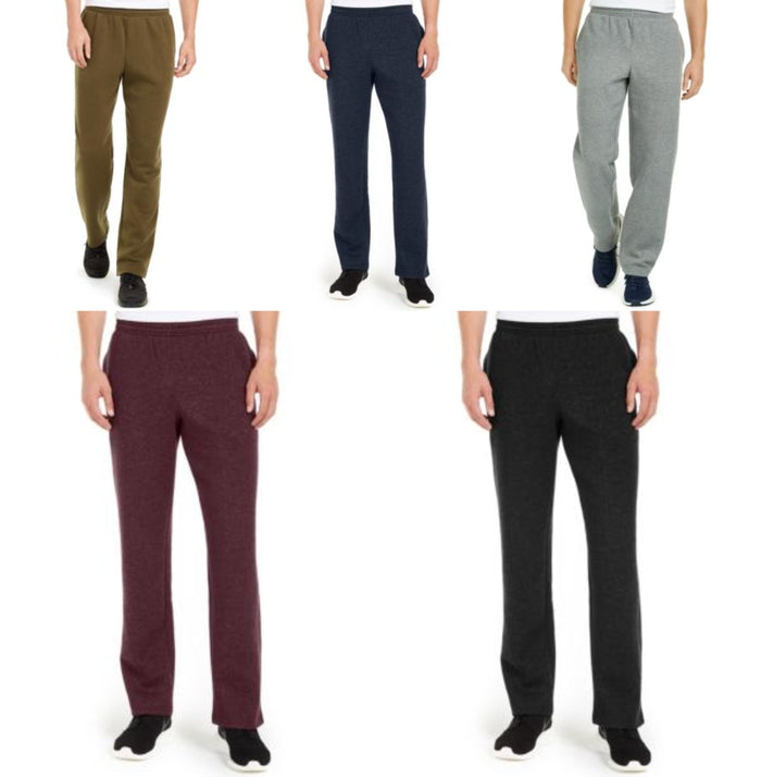 ID Ideology Mens Open-Hem Fleece Sweatpants by Vanessa Jane