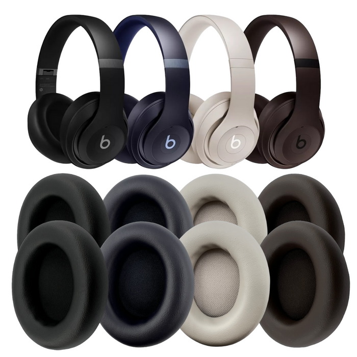 CS Replacement Ear Pad Cushions for Apple Beats Studio PRO (2023) Premium Wireless Headphones by CentralSound