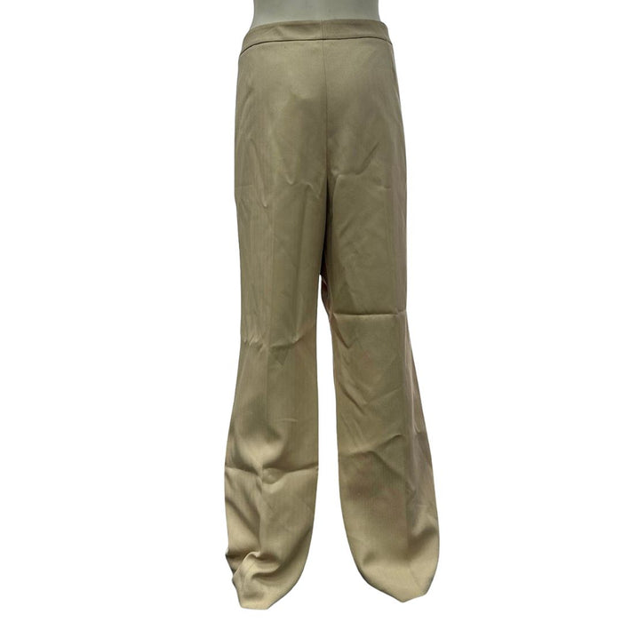 Le Suit Womens Dress Pants, Size 18/Taupe by Vanessa Jane