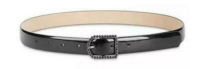 INC International Concepts Rhinestone-Buckle Belt Size Small by Vanessa Jane