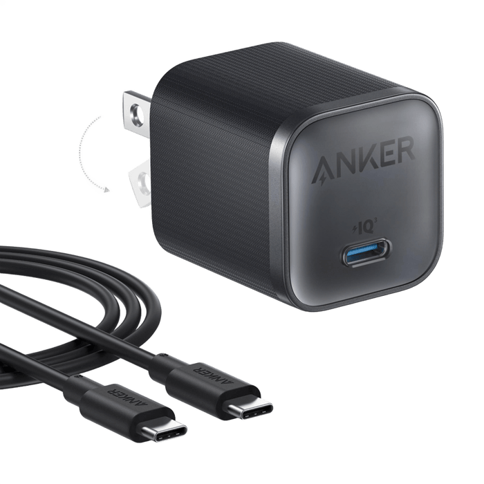 Anker Nano Charger (45W) with USB-C to USB-C Cable by Anker