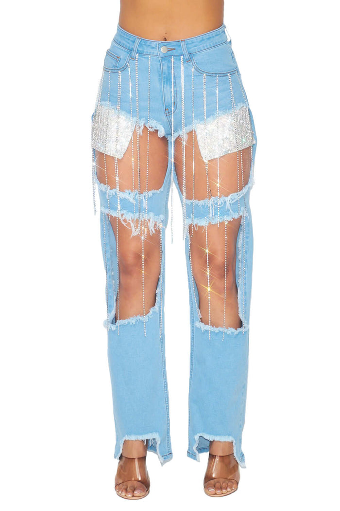 Bling Pocket Jeans by The House of Stylez