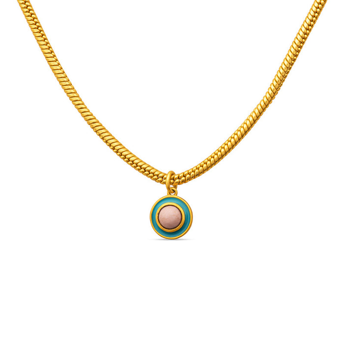 Blue Grotto Pendant Necklace by Christina Greene