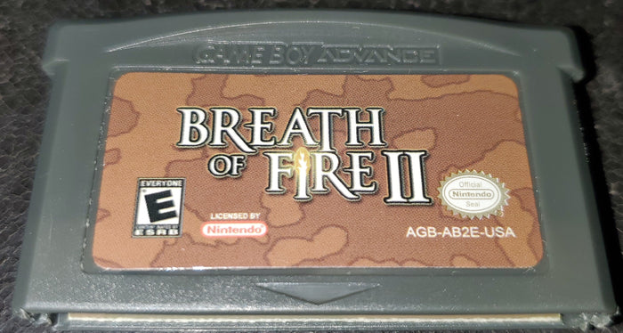 Breath of Fire 2 GBA Video Game Cartridge Nintendo Game Boy Advance by VintageVideoGameStore