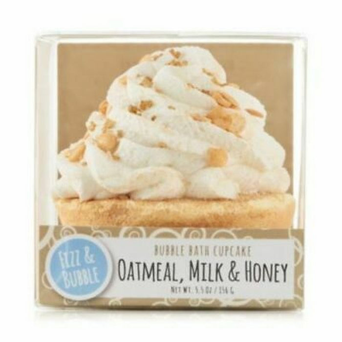 Fizz & Bubble Bubble Bath Cupcake, Oatmeal, Milk & Honey by Vanessa Jane