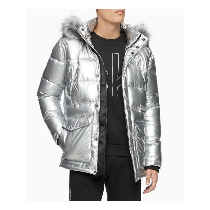 Calvin Klein Mens Faux Fur Winter Parka Coat, Size XL by Vanessa Jane