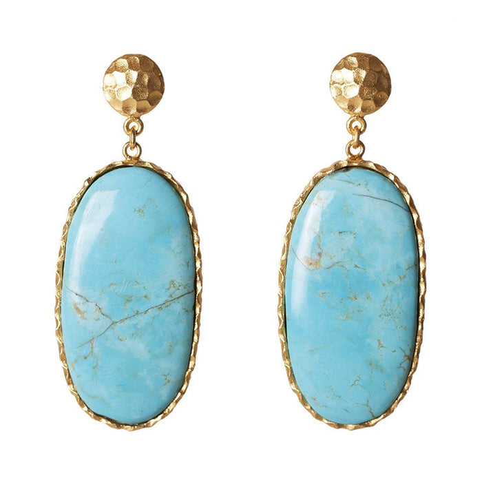 Large Drop Earrings by Christina Greene