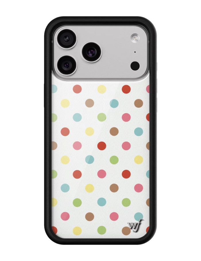 Confetti Polka Dots iPhone Case by Wildflower Cases