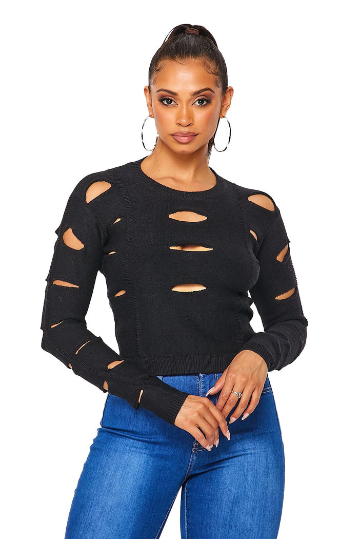 Cut Out Sweater by The House of Stylez