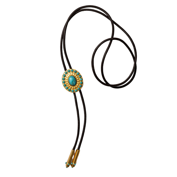 Canyon Sky Turquoise Bolo Tie by Christina Greene