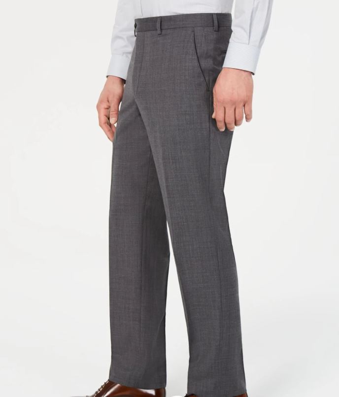 Ralph Lauren Norton Flat Front Easy Care Stretch Classic Fit Pants, 42X30 by Vanessa Jane