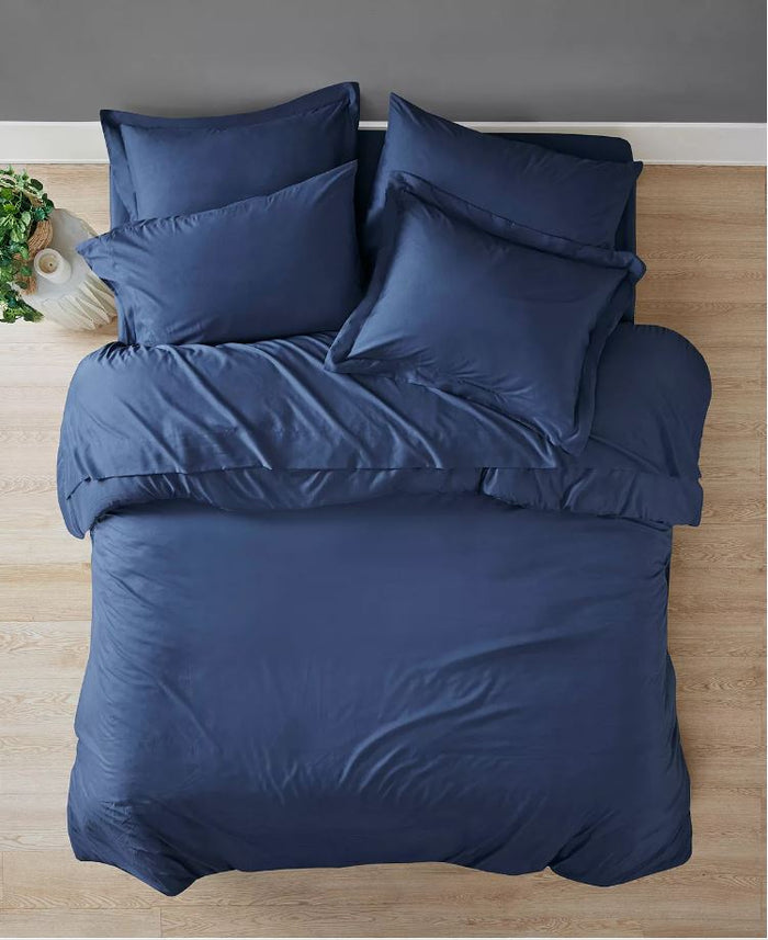Clean Sapces 5-PC. Twin XL Comforter Set, Navy by Vanessa Jane