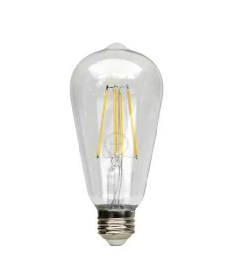 Progress Lighting Single 7 Watt Dimmable ST19 Medium (E26) LED Bulb by Vanessa Jane