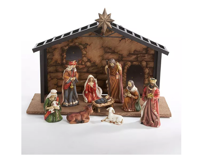 Kurt Adler 10-pc. Christmas Nativity Set by Vanessa Jane