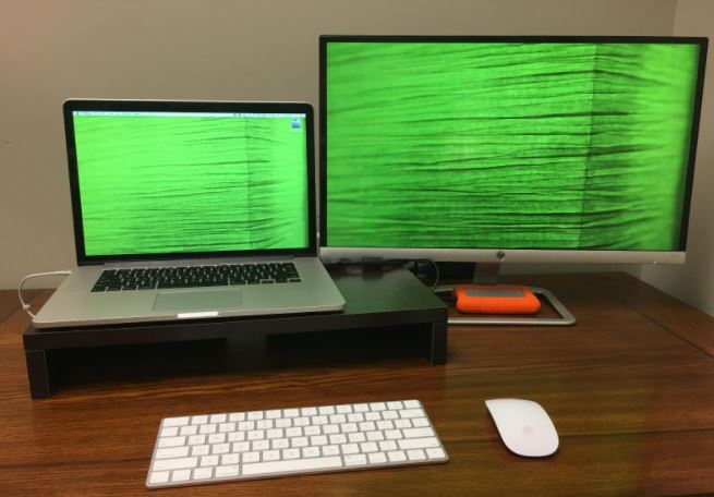 ZBoard Eco Computer Monitor Stand in Black by Vanessa Jane