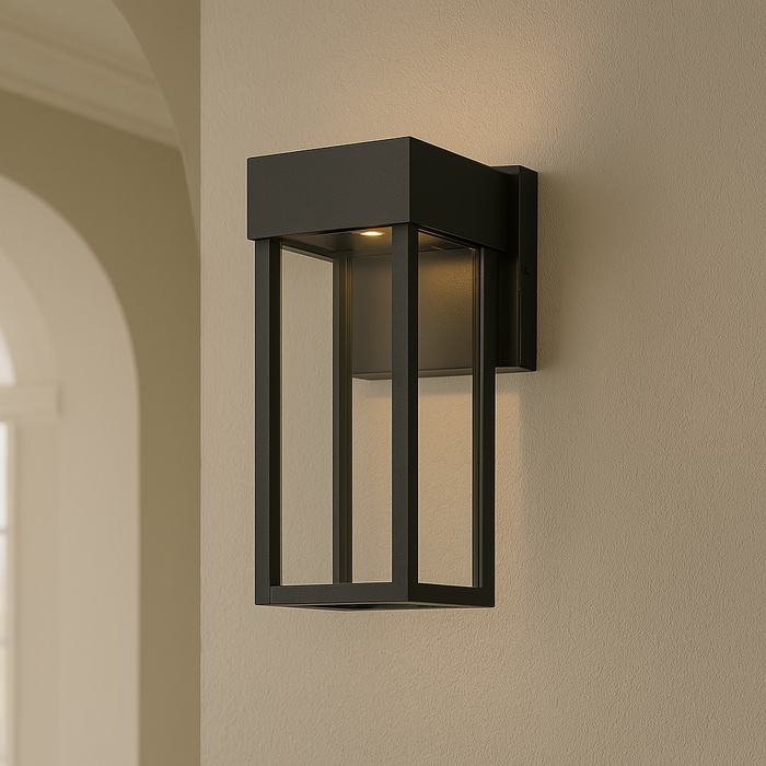 Globe Electric Bowie Integrated LED Outdoor Indoor Wall Sconce, 4424 by Vanessa Jane