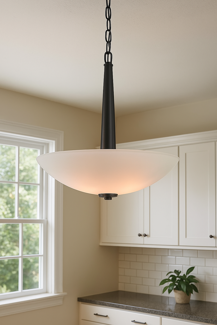 Trans Globe Lighting 70712 ROB Nouveau Pendant, Rubbed Oil Bronze by Vanessa Jane