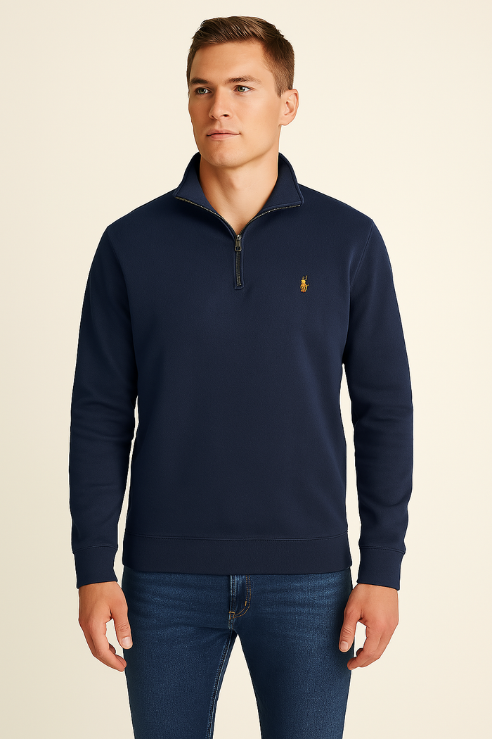 Polo Ralph Lauren Mens Big and Tall Estate-Rib Quarter-Zip Pullover, Size 2LT by Vanessa Jane