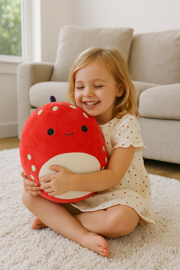 Squishmallows Dolan Red Dino with Spots 11 Plush Stuffed Animal Toy by Vanessa Jane
