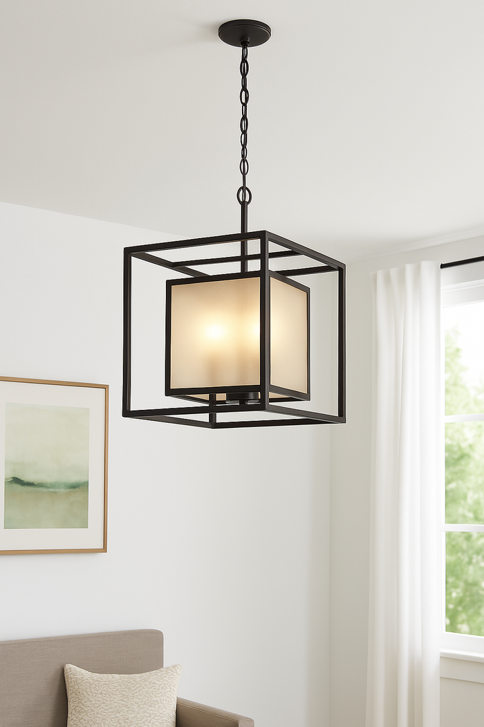 World Imports Hilden 12-Light Aged Bronze Hanging Pendant by Vanessa Jane