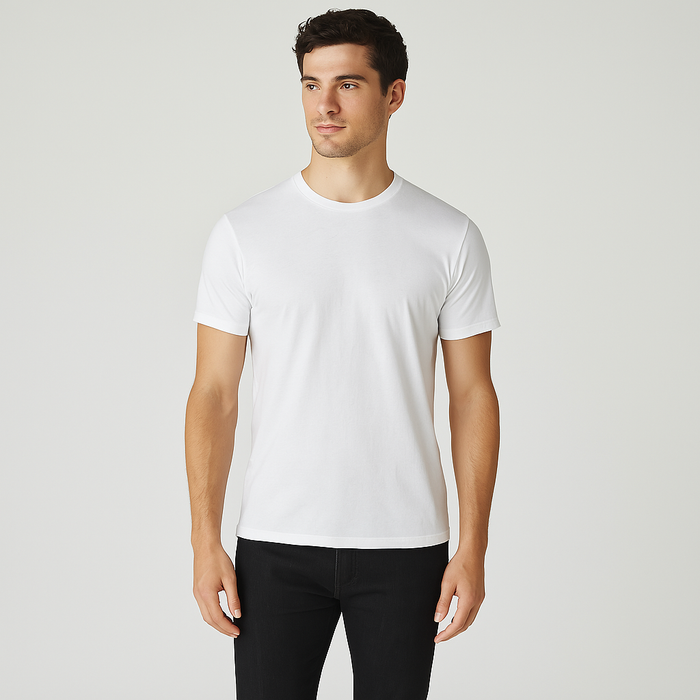 Alfani Mens Speckled Basic T-Shirt by Vanessa Jane
