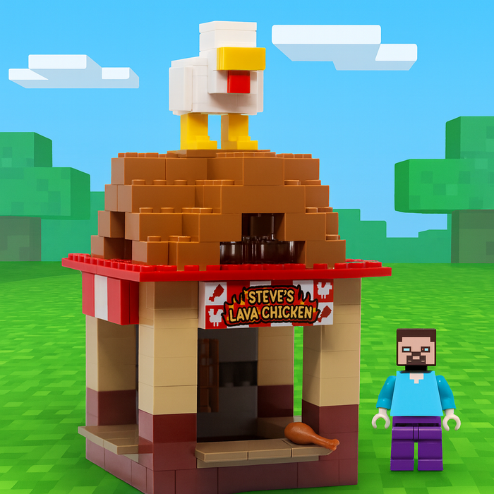 Steve's Lava Chicken Food Stand by B3 Customs