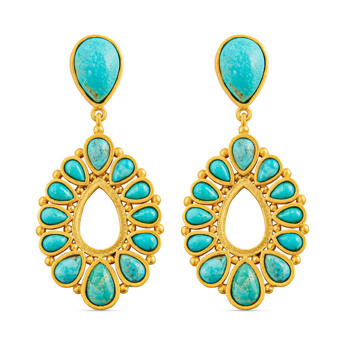 Desert Rain Drop Earrings by Christina Greene