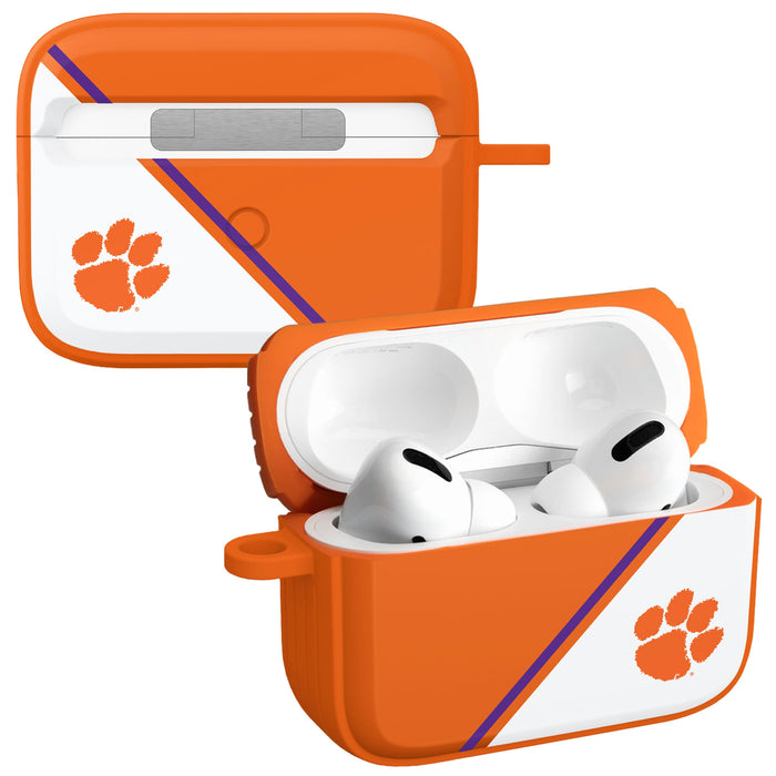 Clemson Tigers HDX Champion Series Apple AirPods Pro 1 & 2 Case Cover by Affinity Bands