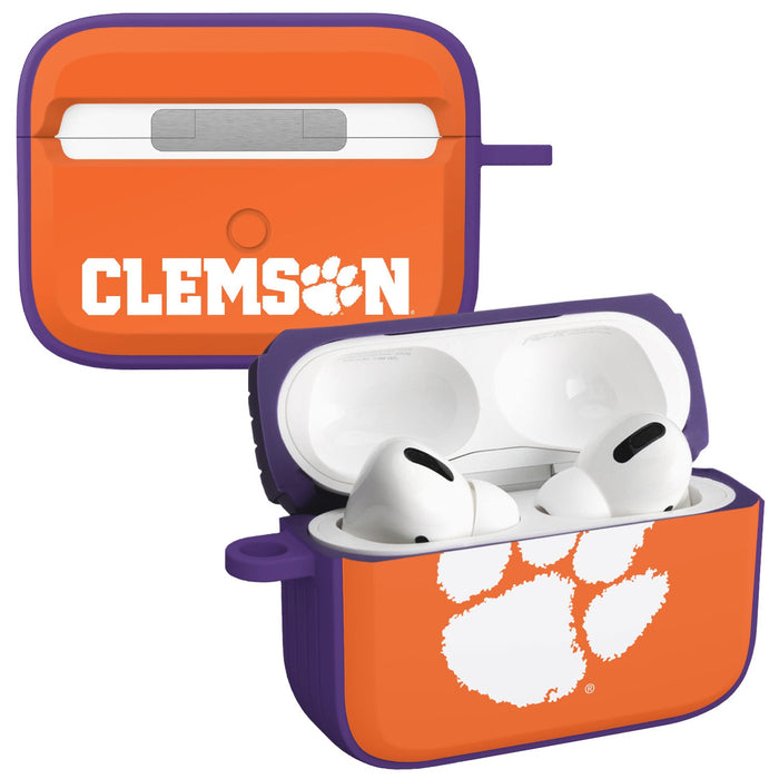 Clemson Tigers HDX Apple AirPods Pro 1 & 2 Case Cover by Affinity Bands