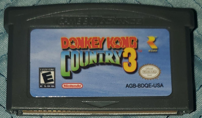 Donkey Kong Country 3 GBA Video Game Nintendo Game Boy Advance 2005 by VintageVideoGameStore