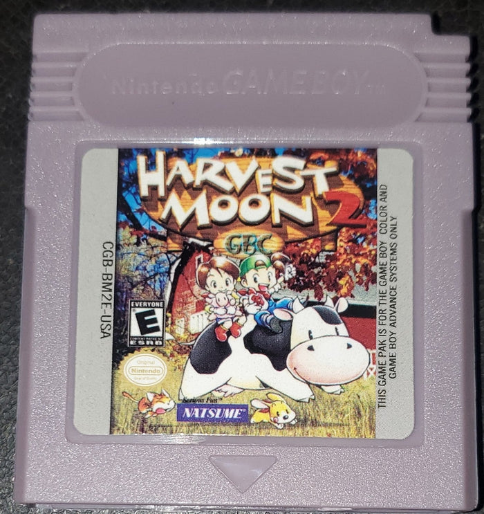 Harvest Moon 2 GBC Gameboy Color Video Game Cartridge Game Boy 2000 by VintageVideoGameStore