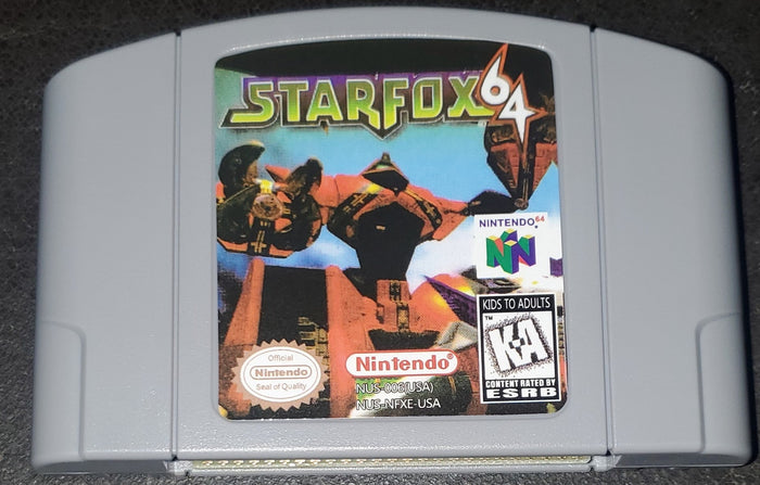 StarFox 64 N64 Nintendo 64 Video Game Cartridge 1997 by VintageVideoGameStore