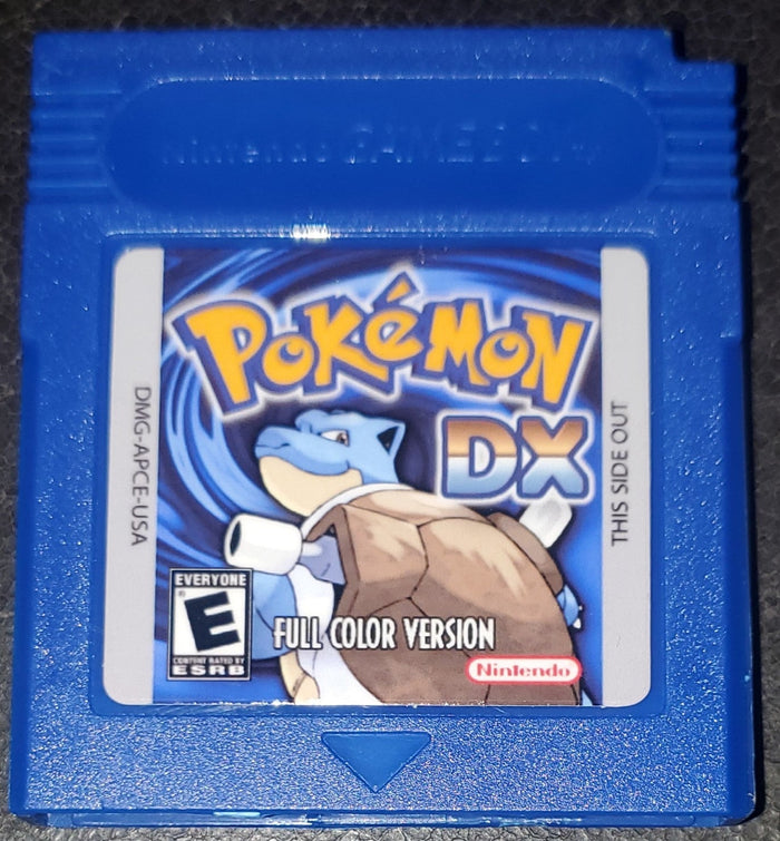 Pokemon Blue DX GBC Video Game Cartridge Gameboy Color ROM Hack by VintageVideoGameStore