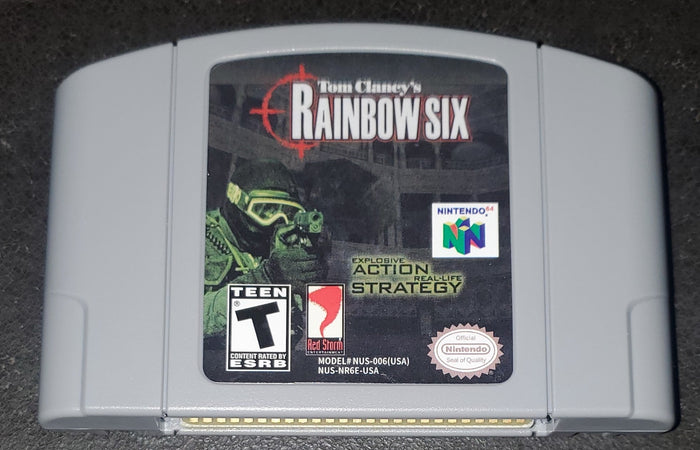 Tom Clancy's Rainbow Six Nintendo 64 N64 Video Game Cartridge 1999 by VintageVideoGameStore