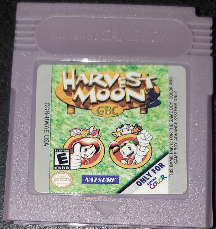 Harvest Moon 3 GBC Game Boy Color Video Game Cartridge 2001 by VintageVideoGameStore
