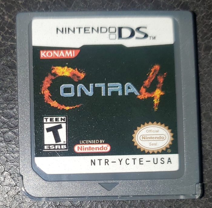 Contra 4 NDS Video Game Cartridge Nintendo DS 2007 by VintageVideoGameStore