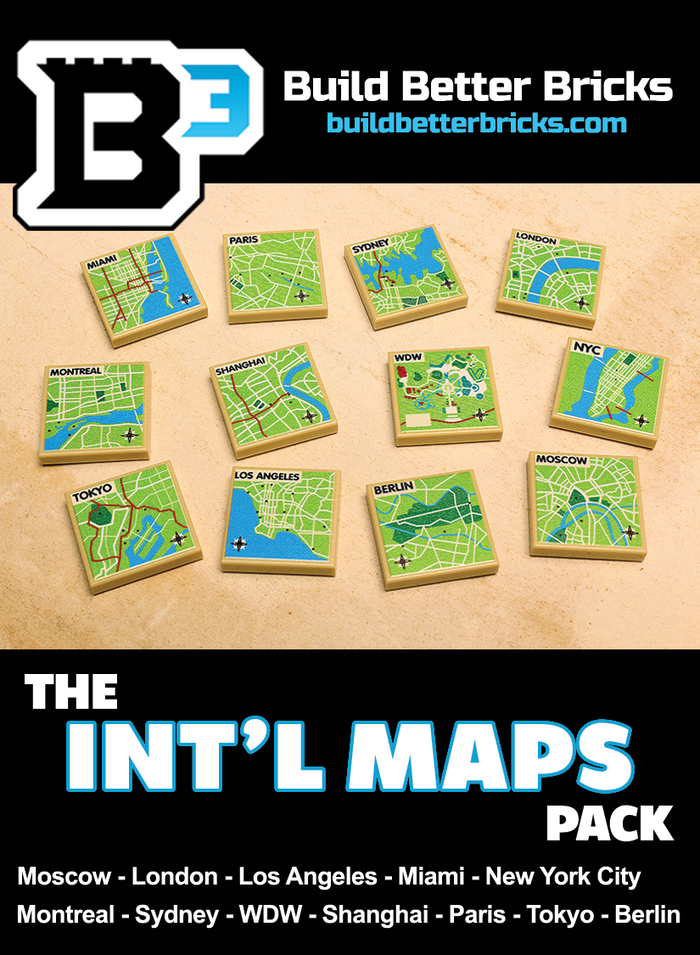B3 Customs® International Maps Pack by B3 Customs
