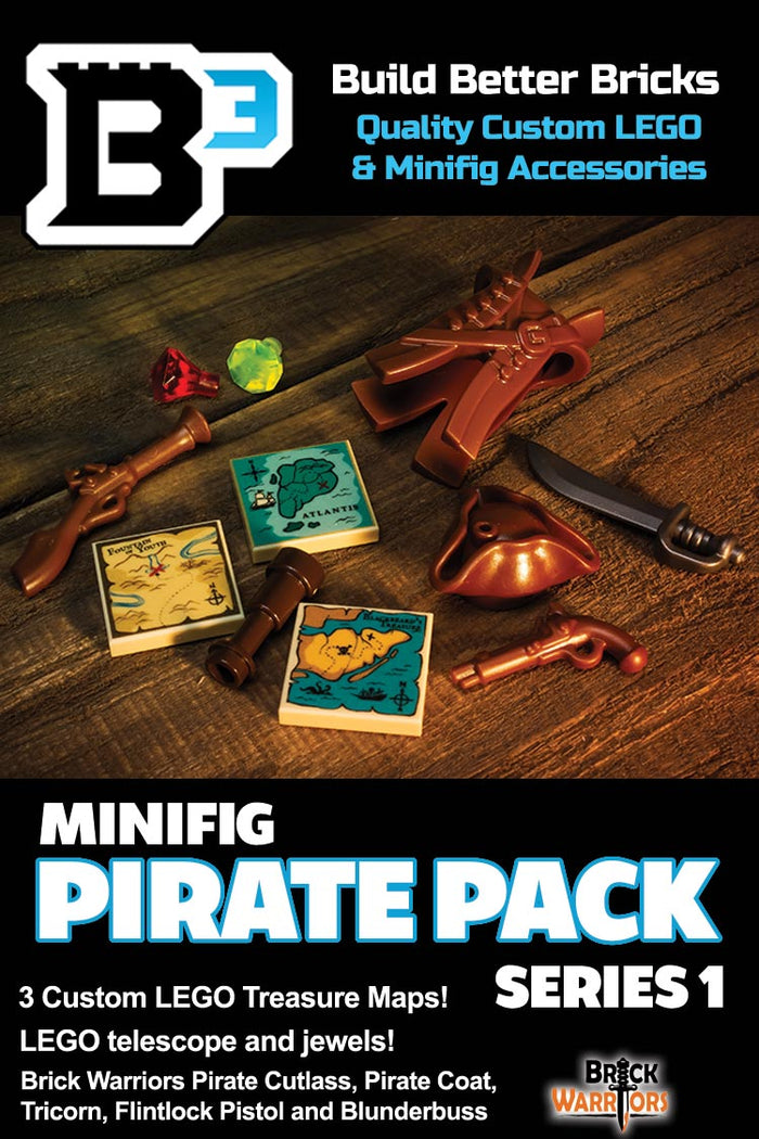 Pirate Minifig Pack by B3 Customs