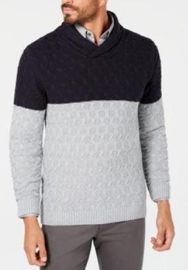 Tasso Elba Mens Cable Knit Sweater by Vanessa Jane