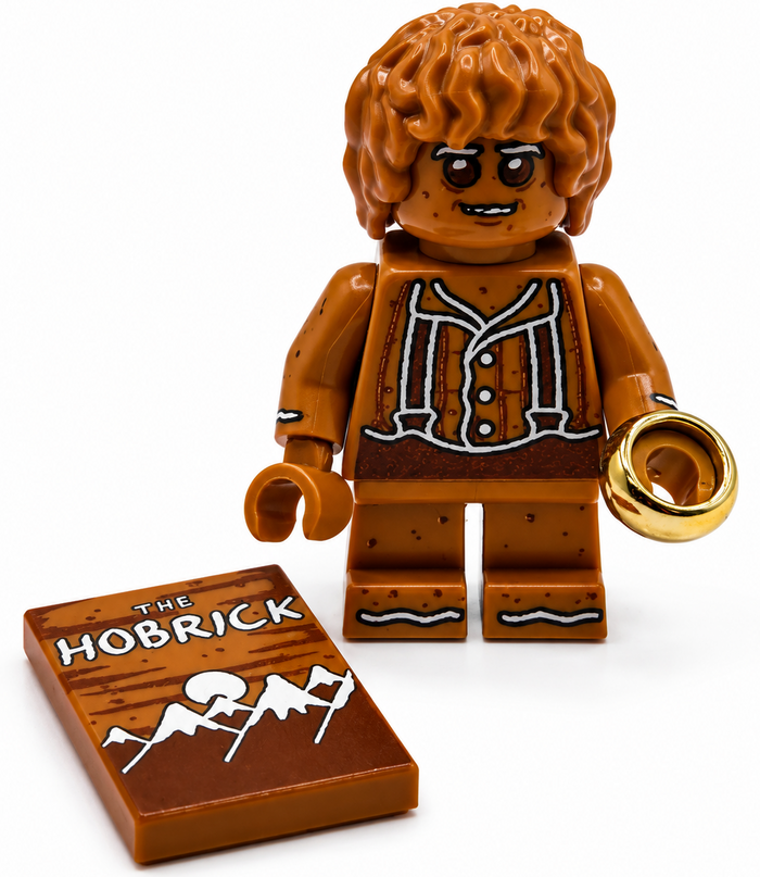 Christmas Gingerbread Bilbo Minifig