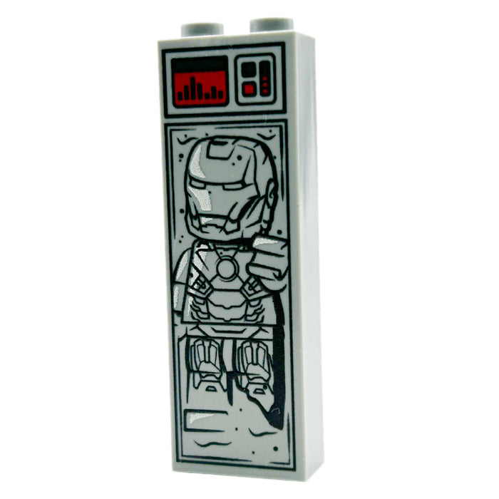 Iron Man in Carbonite (1x2x5 Brick) by B3 Customs