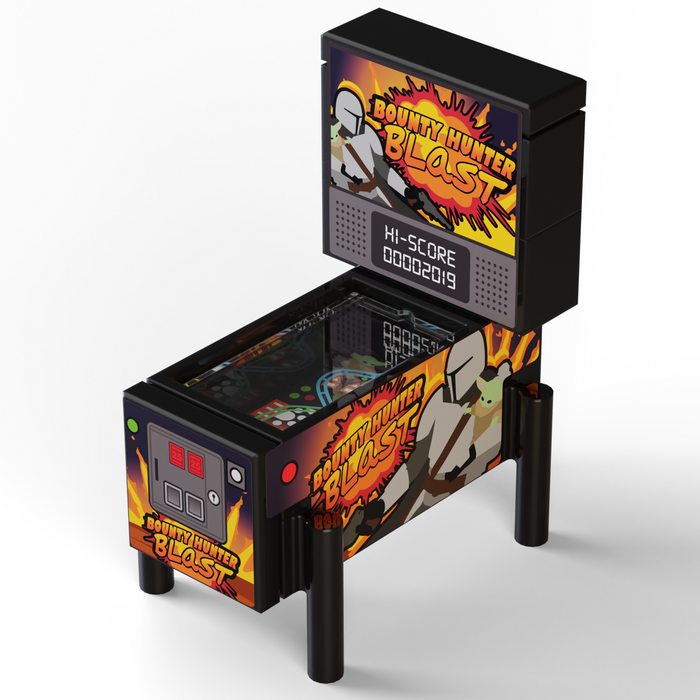 Bounty Hunter Blast Pinball Arcade Machine Building Set by B3 Customs