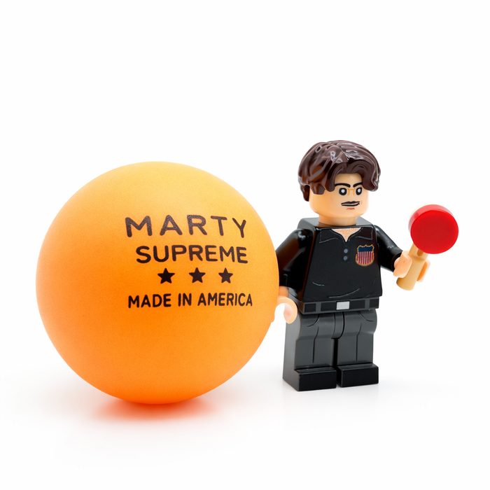 Marty Ping Pong Player Minifig by B3 Customs