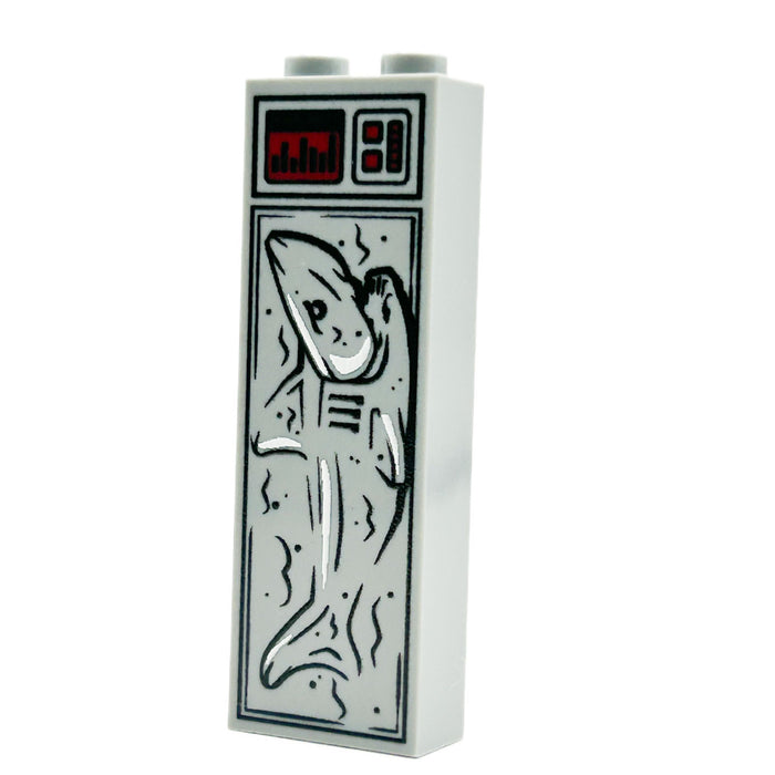 Shark in Carbonite (1x2x5 Brick) by B3 Customs
